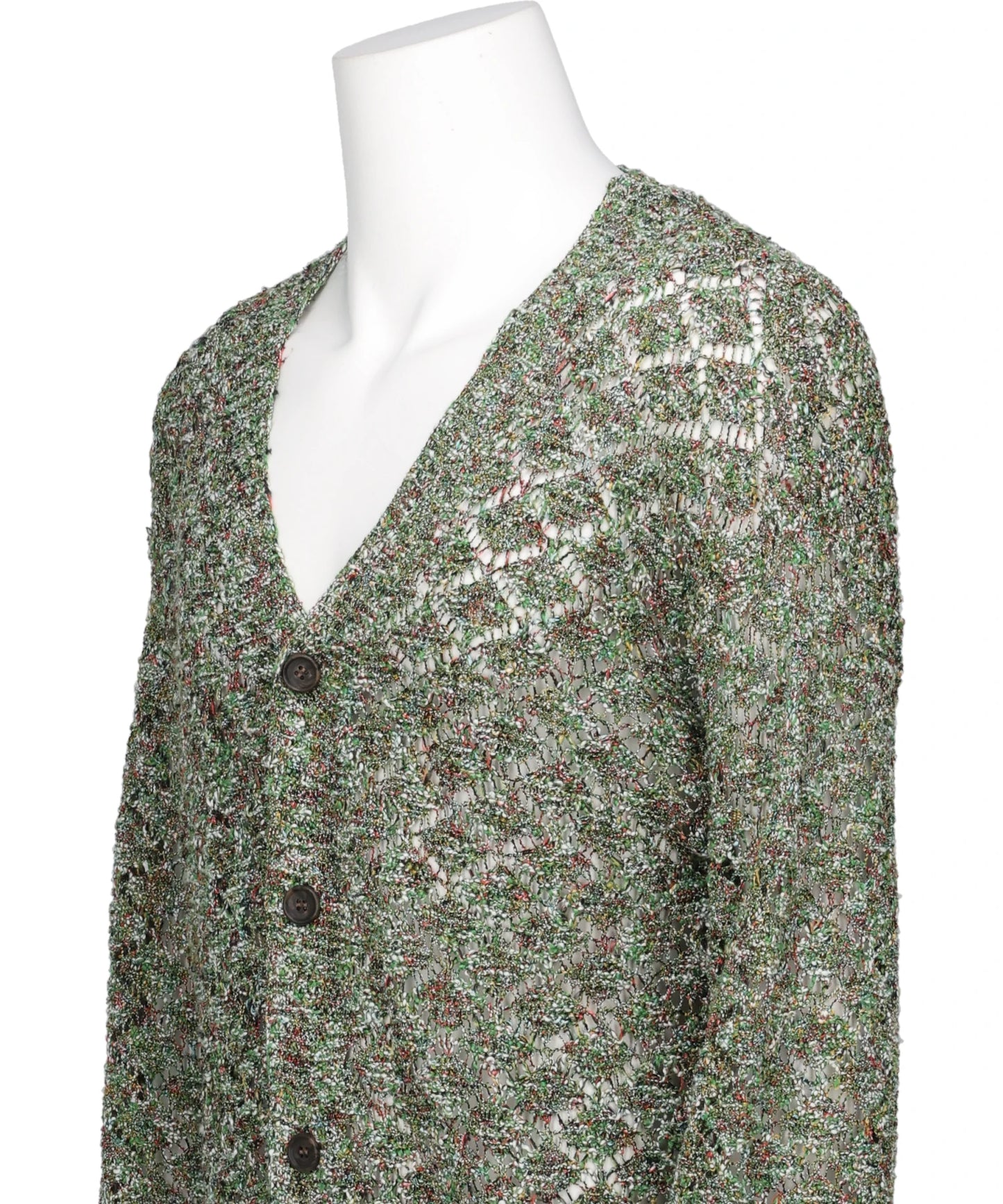 MULTI-COLORED KNIT CARDIGAN