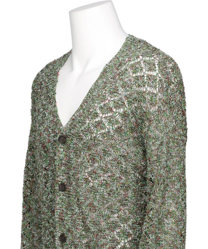 MULTI-COLORED KNIT CARDIGAN
