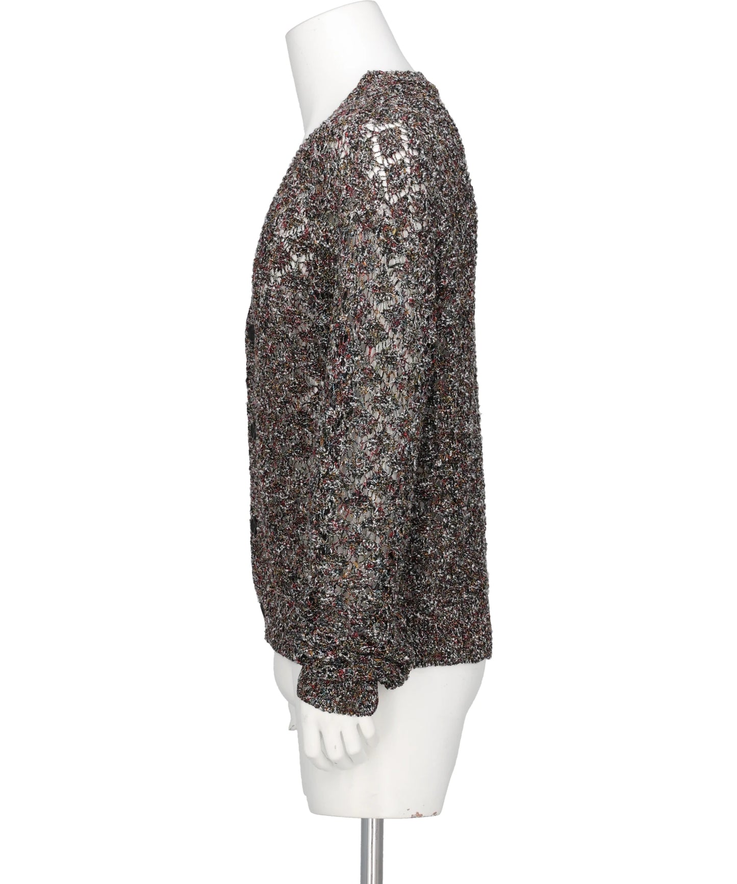 MULTI-COLORED KNIT CARDIGAN