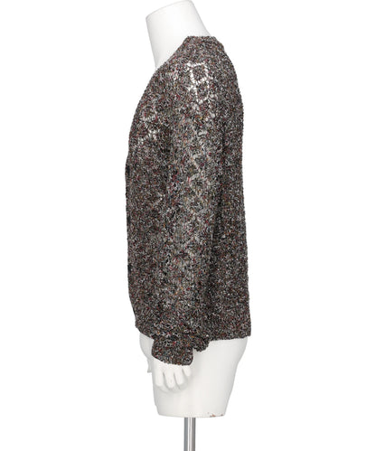 MULTI-COLORED KNIT CARDIGAN