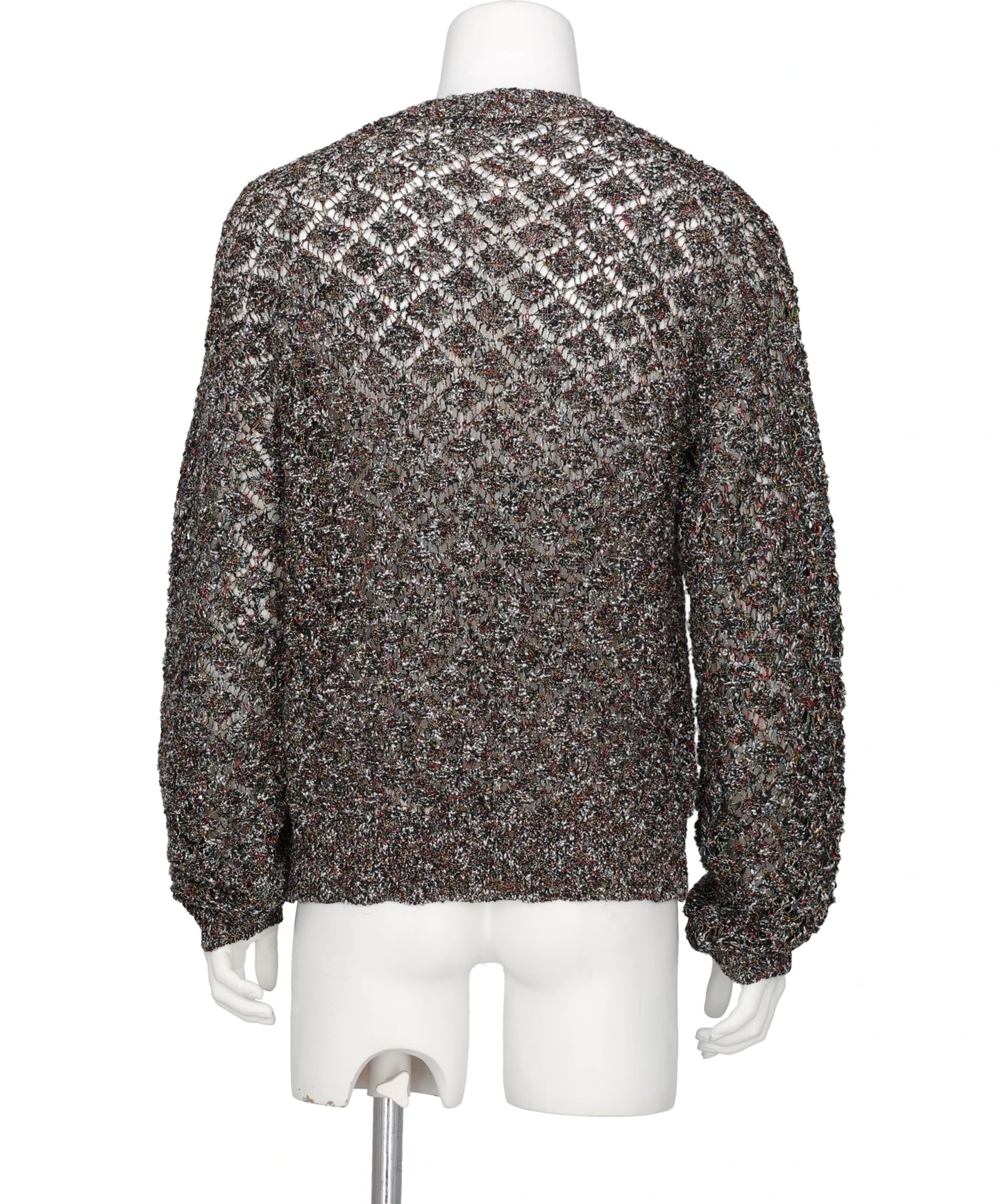 MULTI-COLORED KNIT CARDIGAN