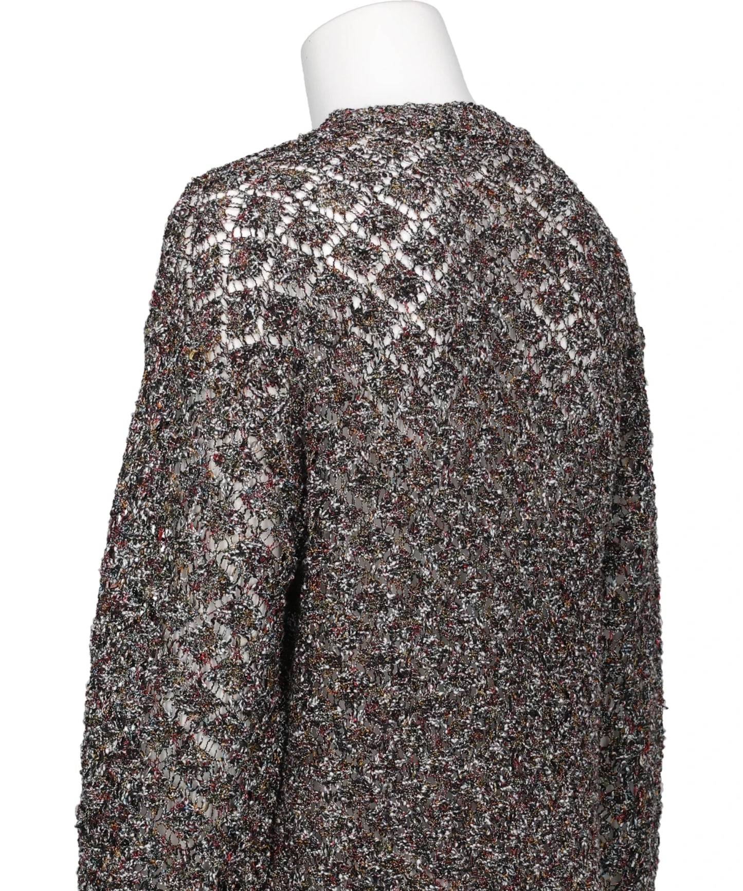 MULTI-COLORED KNIT CARDIGAN