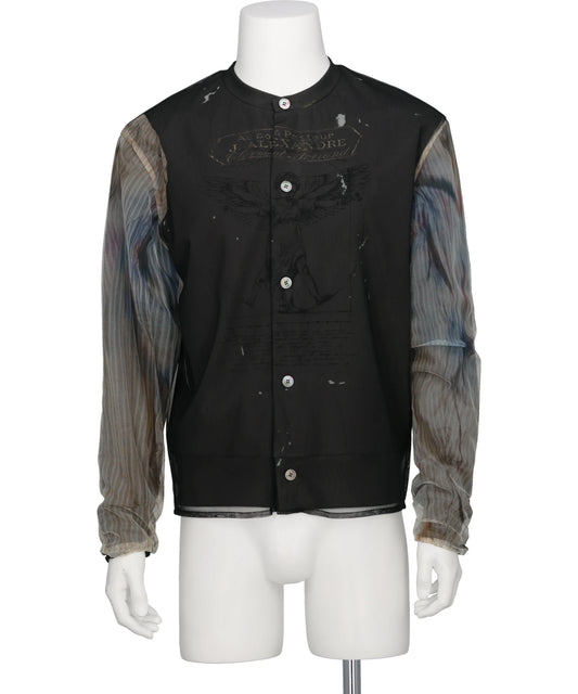  MASU(エムエーエスユー) 2026AW ANGEL DIAGRAM LAYERED CARDIGAN M26H9CS005