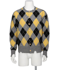 MASU(エムエーエスユー) 2026AW DIAMOND SCRAPED CARDIGAN M26H9KN003