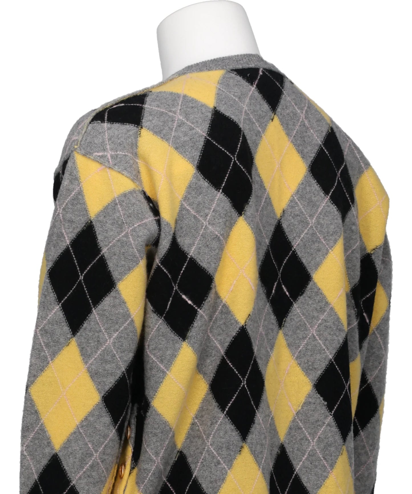 DIAMOND SCRAPED CARDIGAN