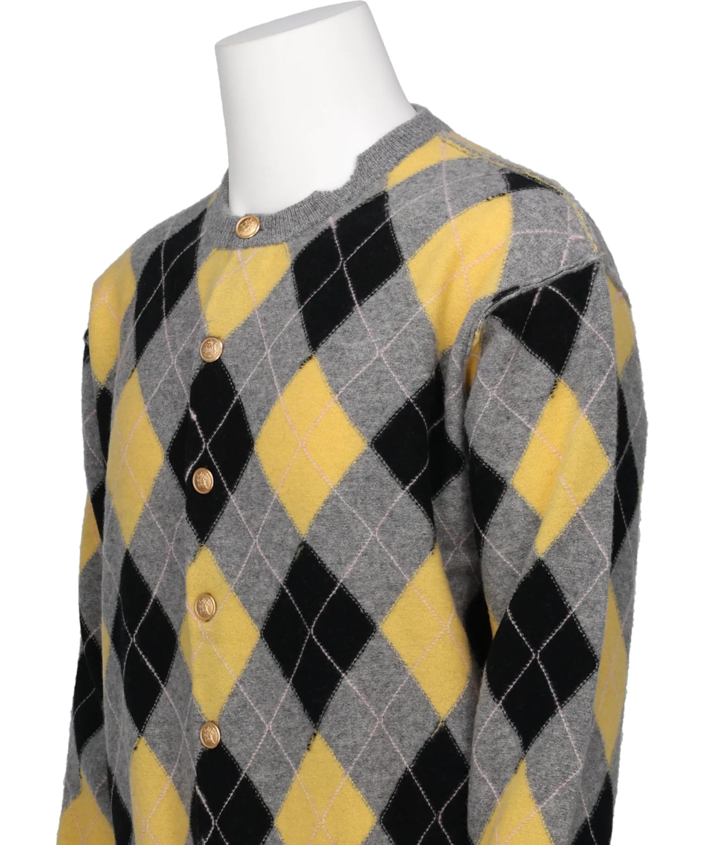 DIAMOND SCRAPED CARDIGAN