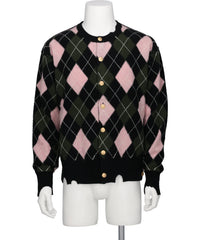 MASU(エムエーエスユー) 2026AW DIAMOND SCRAPED CARDIGAN M26H9KN003