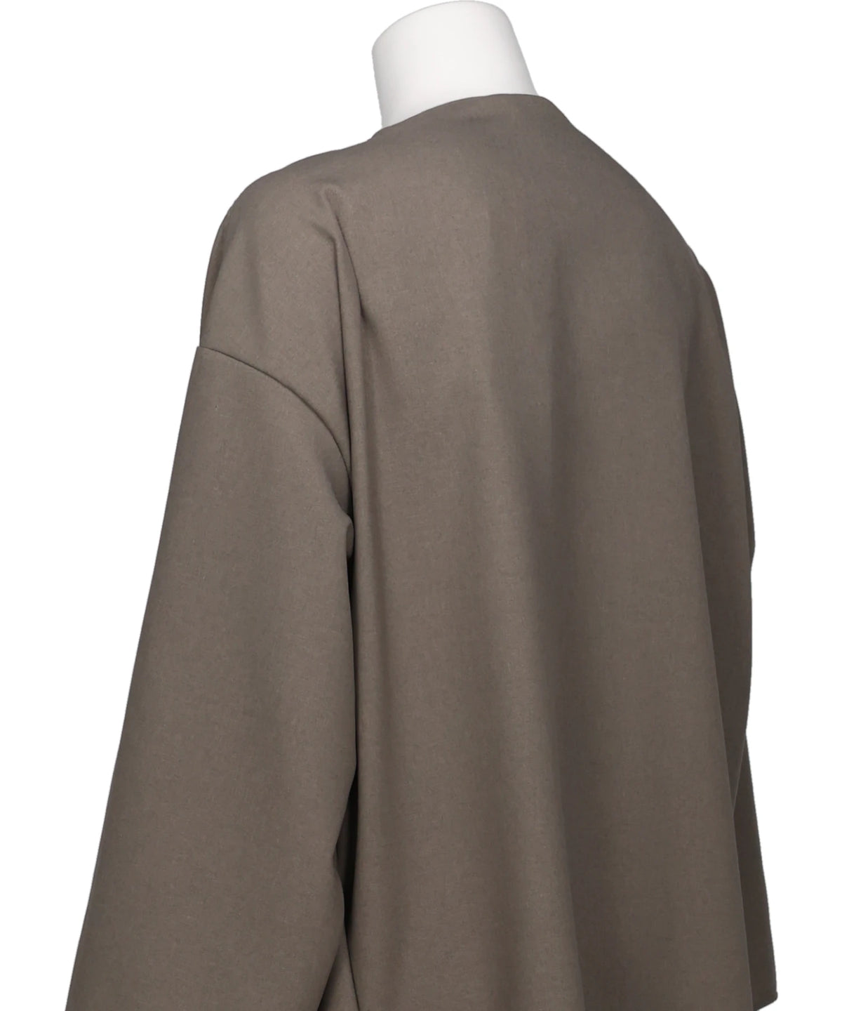 WOOL LIKES DRAPE SCARF CARDIGAN