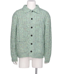 MULTICOLOR CABLE KNIT CARDIGAN