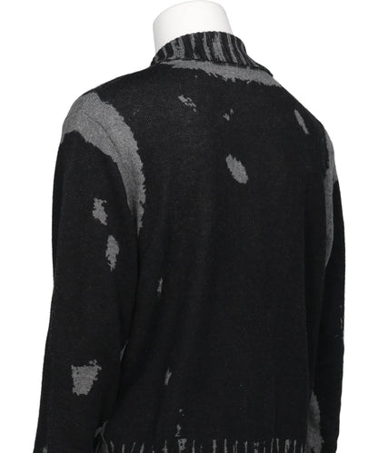 DYED KNIT CARDIGAN