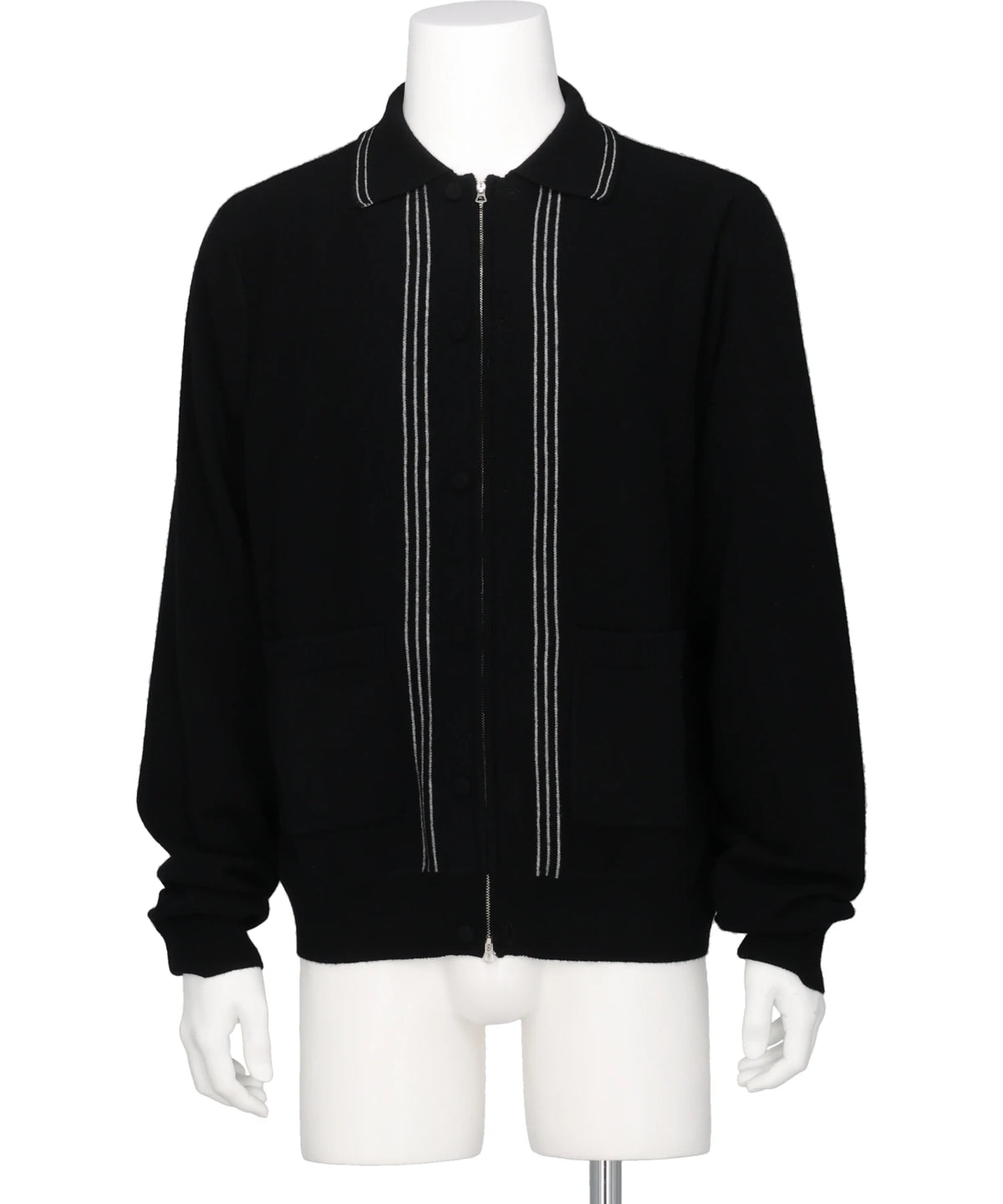 DAIRIKU（ダイリク）"HENRY" CASHMERE KNIT POLO CARDIGAN