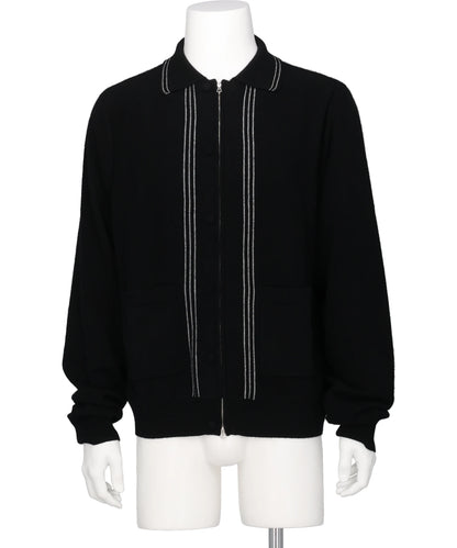 DAIRIKU（ダイリク）"HENRY" CASHMERE KNIT POLO CARDIGAN