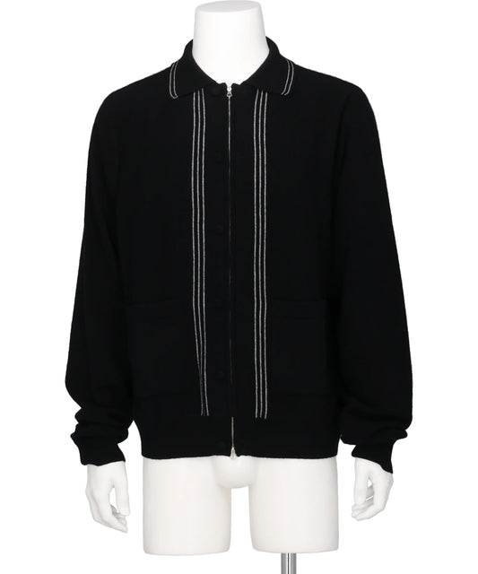DAIRIKU（ダイリク）"HENRY" CASHMERE KNIT POLO CARDIGAN