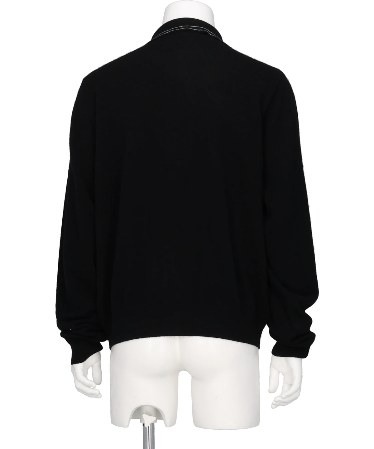 "HENRY" CASHMERE KNIT POLO CARDIGAN