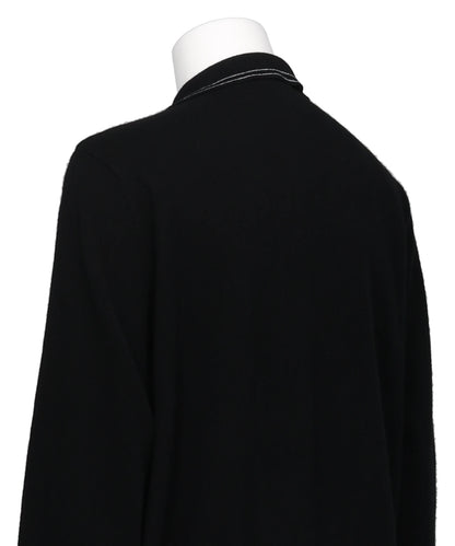 "HENRY" CASHMERE KNIT POLO CARDIGAN