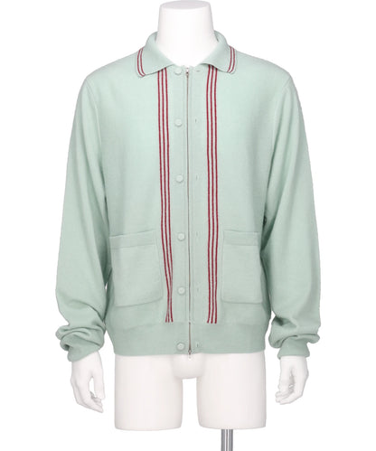 DAIRIKU（ダイリク）"HENRY" CASHMERE KNIT POLO CARDIGAN