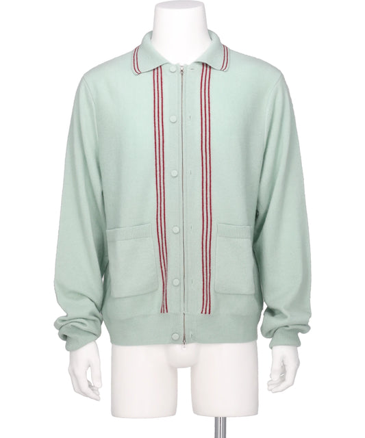 DAIRIKU（ダイリク）"HENRY" CASHMERE KNIT POLO CARDIGAN
