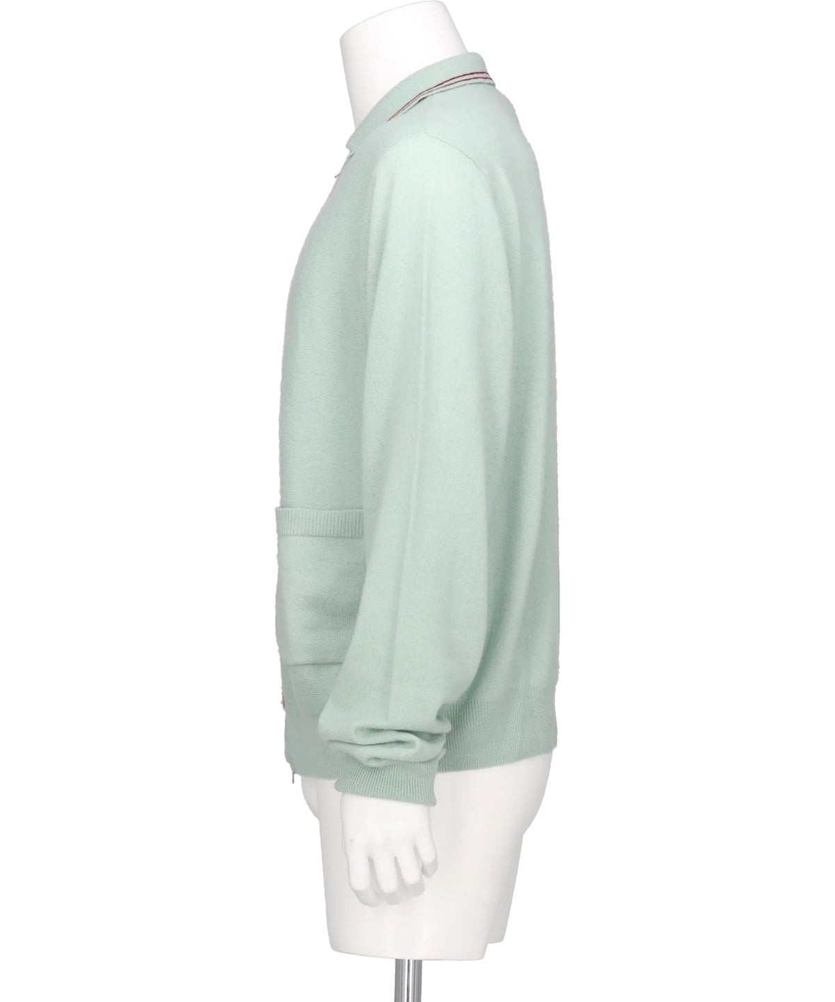 "HENRY" CASHMERE KNIT POLO CARDIGAN