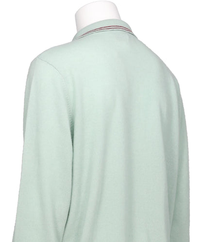 "HENRY" CASHMERE KNIT POLO CARDIGAN