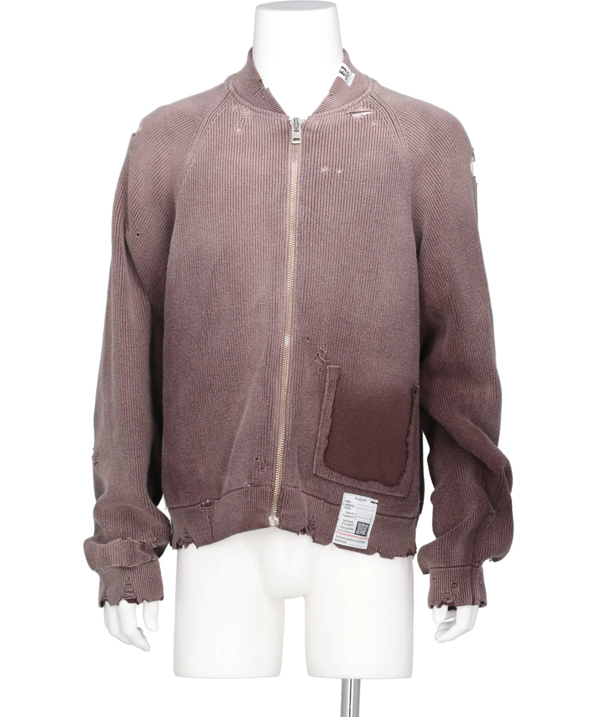 Maison MIHARA YASUHIRO(メゾンミハラヤスヒロ) SUN FADED KNIT CARDIGAN