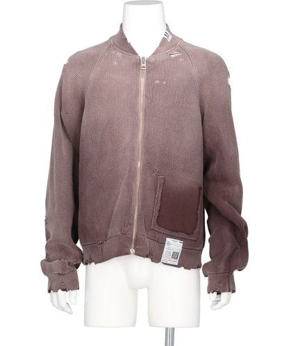 Maison MIHARA YASUHIRO(メゾンミハラヤスヒロ) SUN FADED KNIT CARDIGAN