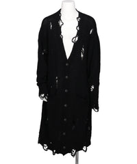 KAMIYA(カミヤ)DAMAGED LOW-GAUGE LONG CARDIGAN