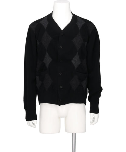 YOKE(ヨーク) 2026AW BOILED WOOL ARGYLE SWEATER YK26FW01383S