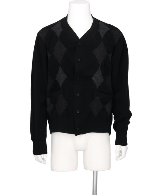 YOKE(ヨーク) 2026AW BOILED WOOL ARGYLE SWEATER YK26FW01383S