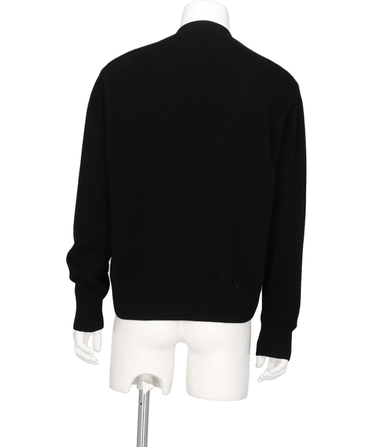 BOILED WOOL ARGYLE SWEATER