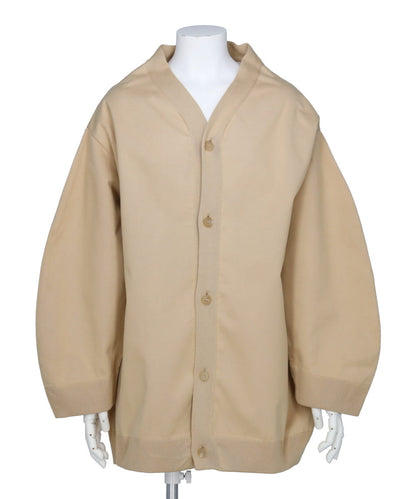 STONE WASHED COTTON CARDIGAN