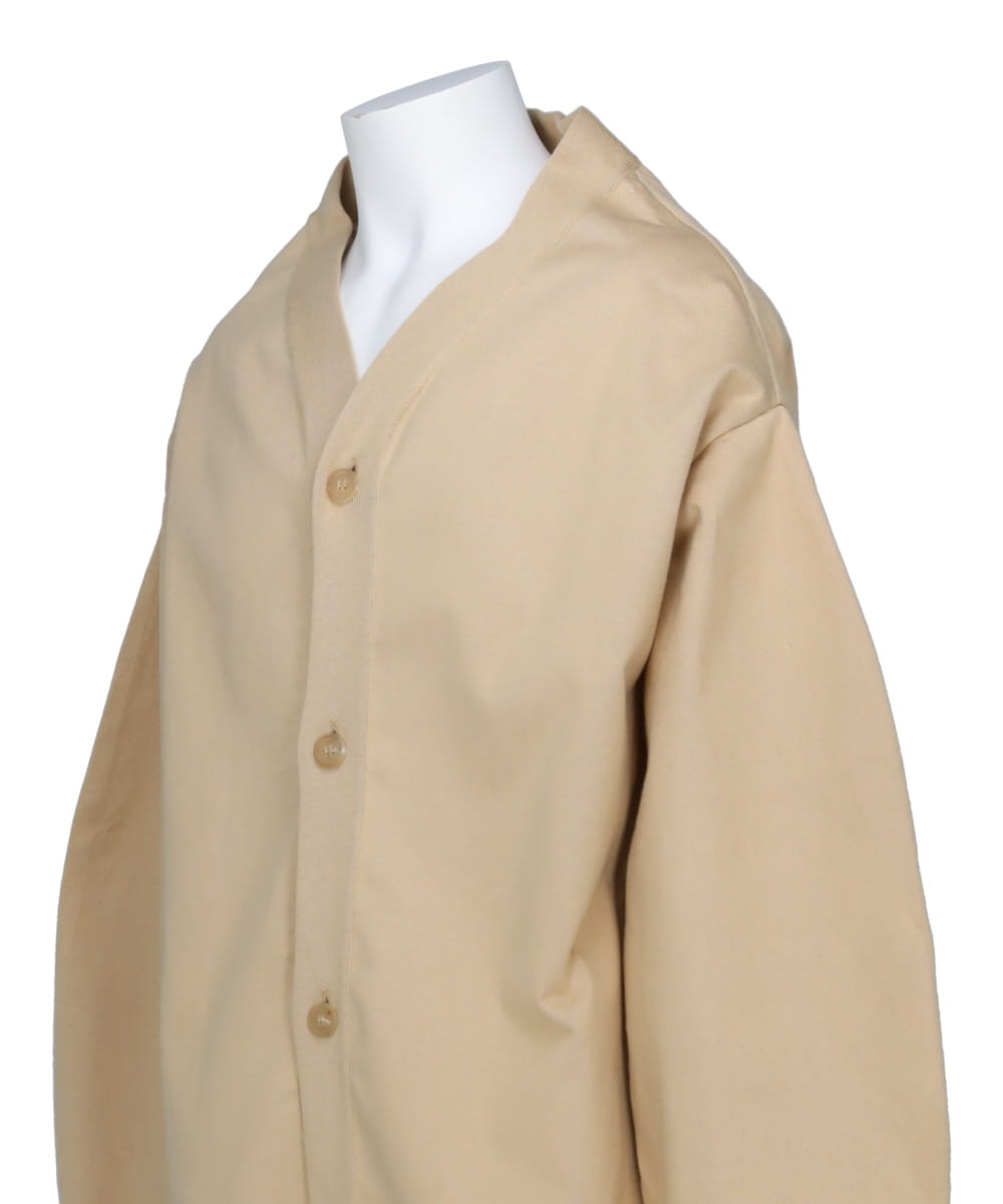 STONE WASHED COTTON CARDIGAN