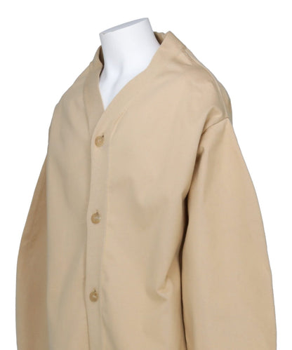 STONE WASHED COTTON CARDIGAN