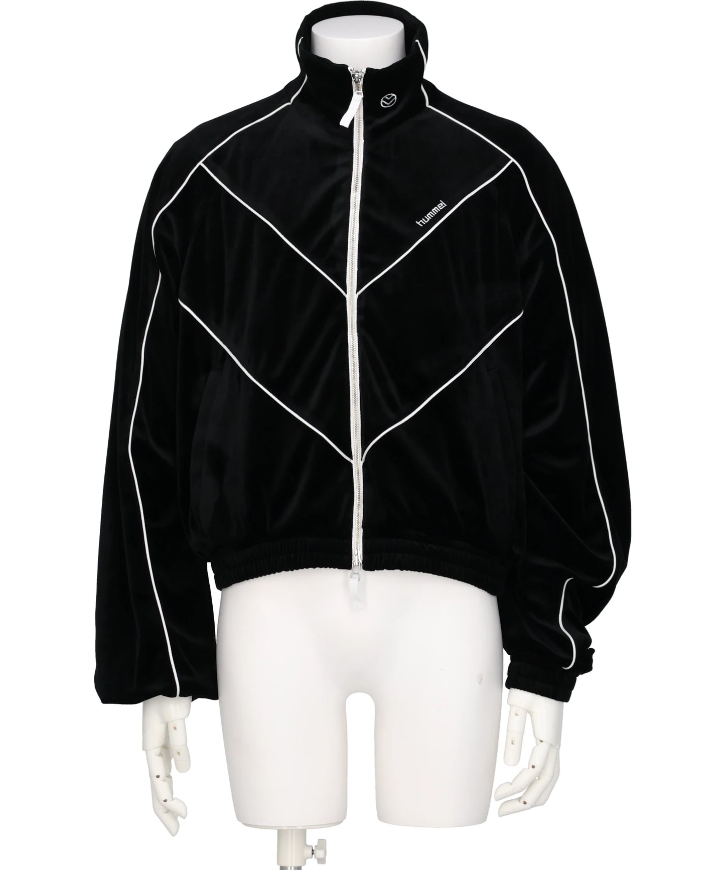HUMMEL 00(ヒュンメルオー)CHEVRON PIPING VELVET TRACK JACKET