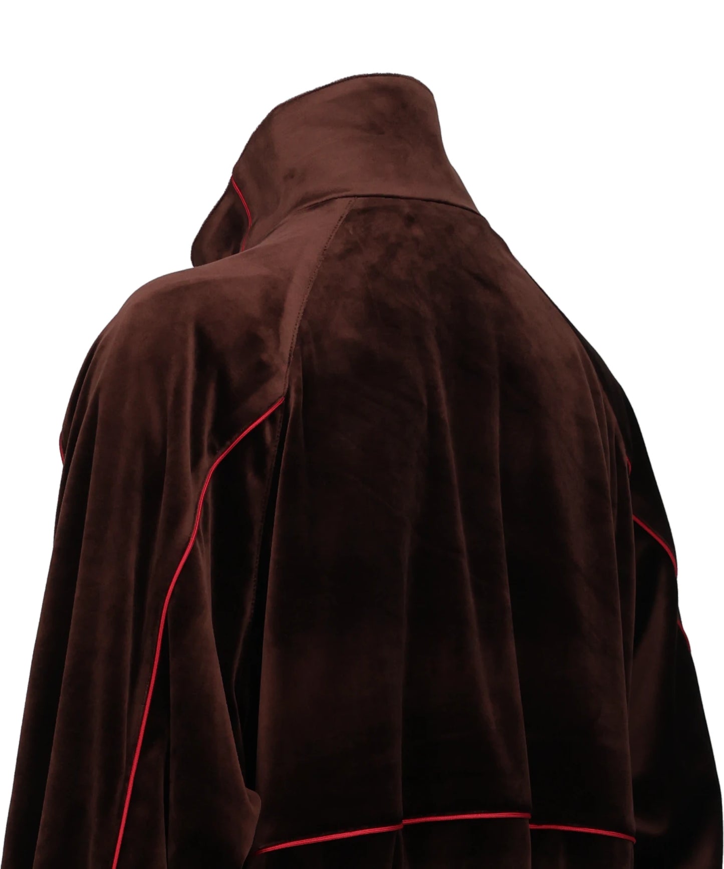 CHEVRON PIPING VELVET TRACK JACKET