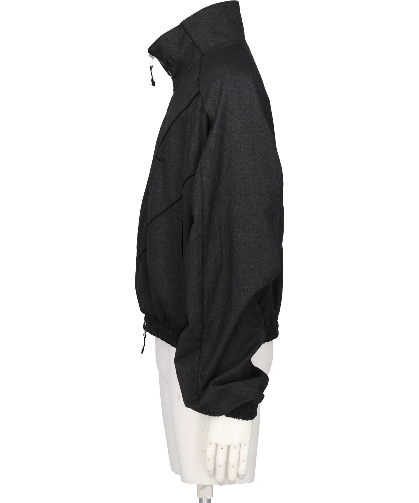 CHEVRON PIPINGWOOL TRACK JACKET