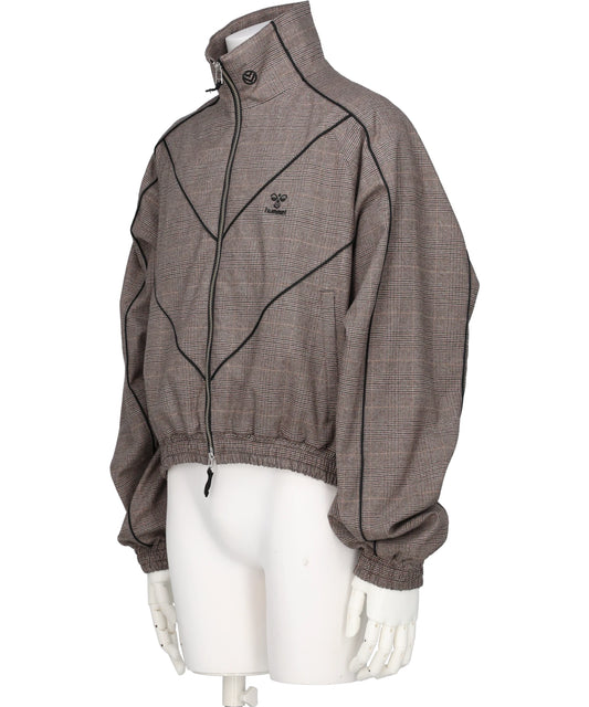 CHEVRON PIPINGWOOL TRACK JACKET