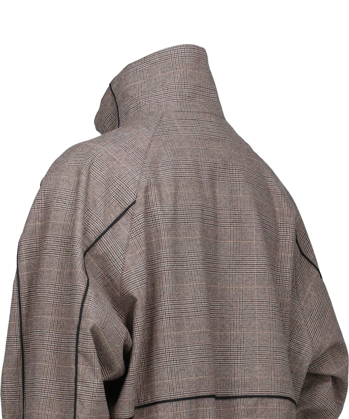 CHEVRON PIPINGWOOL TRACK JACKET