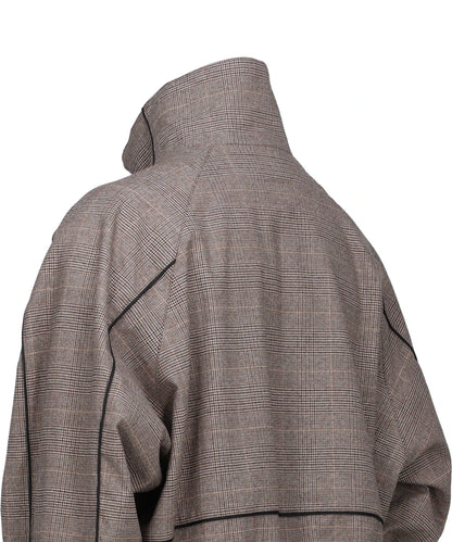 CHEVRON PIPINGWOOL TRACK JACKET