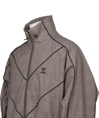 CHEVRON PIPINGWOOL TRACK JACKET