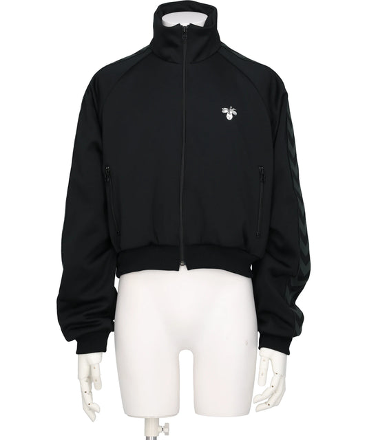 BEADED BUMBLE BEE TRACK JERSEY JACKET
