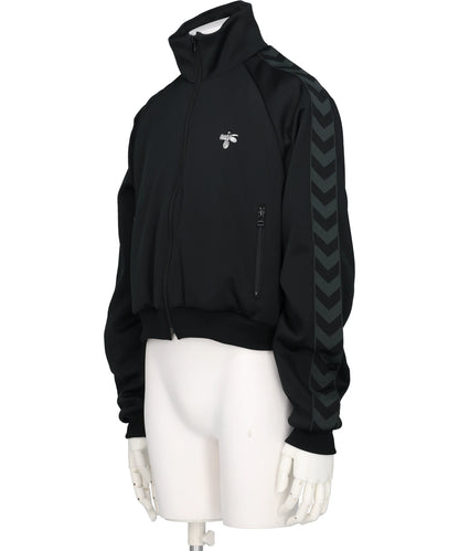 BEADED BUMBLE BEE TRACK JERSEY JACKET