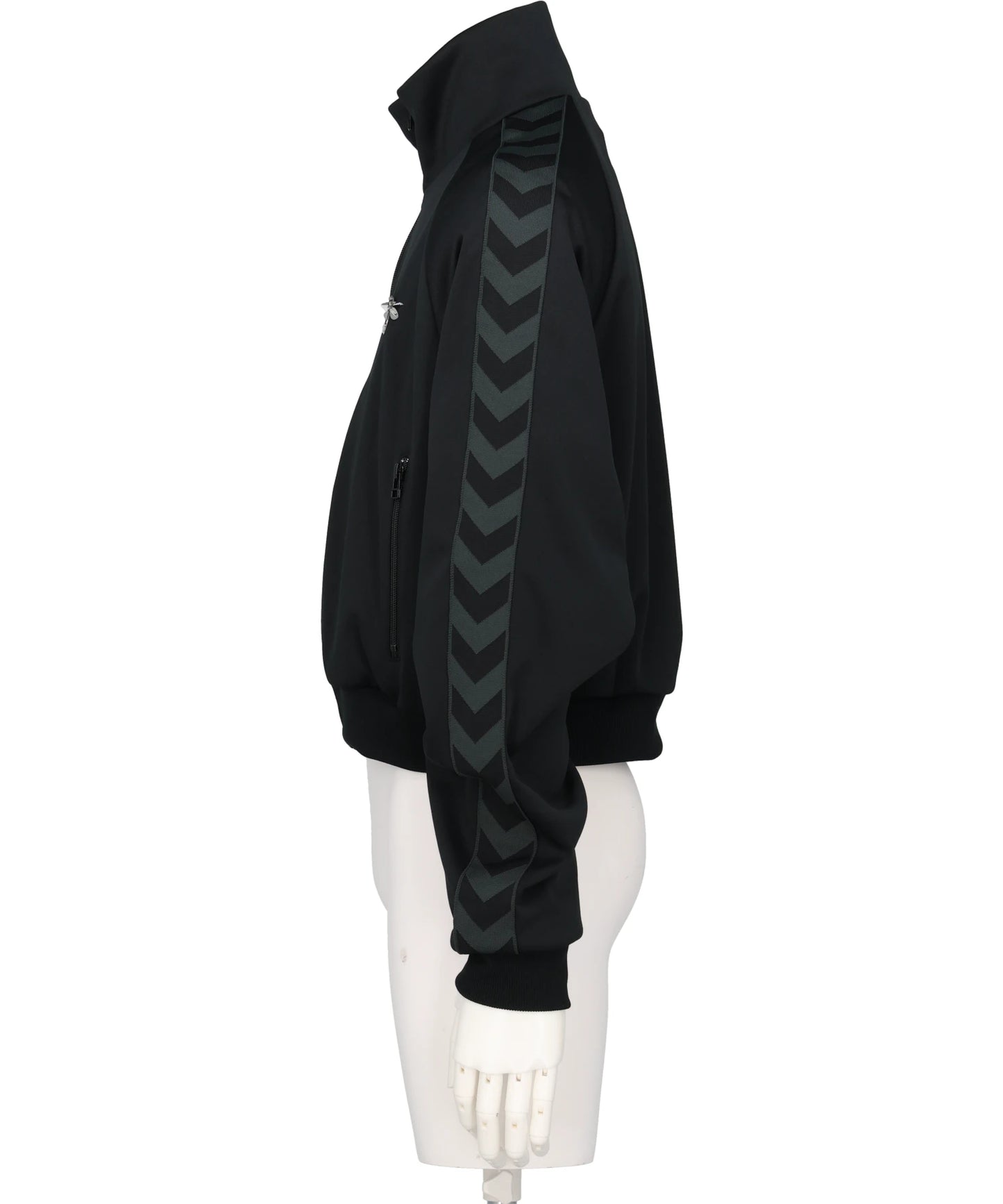 BEADED BUMBLE BEE TRACK JERSEY JACKET