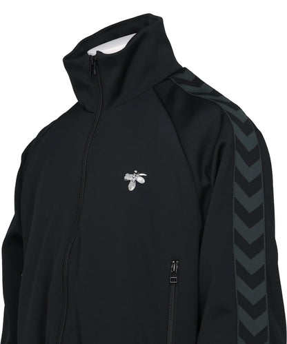 BEADED BUMBLE BEE TRACK JERSEY JACKET