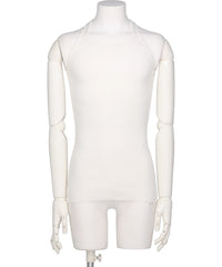 MATIÈRES FÉCALES(マチエール・フェカル)UNISEX CROSS SEAM TANK KNIT