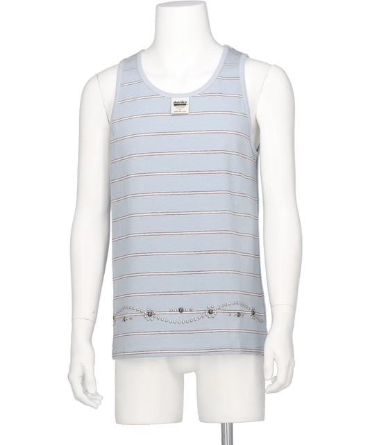 DAIRIKU(ダイリク) 2026SS "WAIST STUDS" BORDER TANK TOPS 26SS-C4