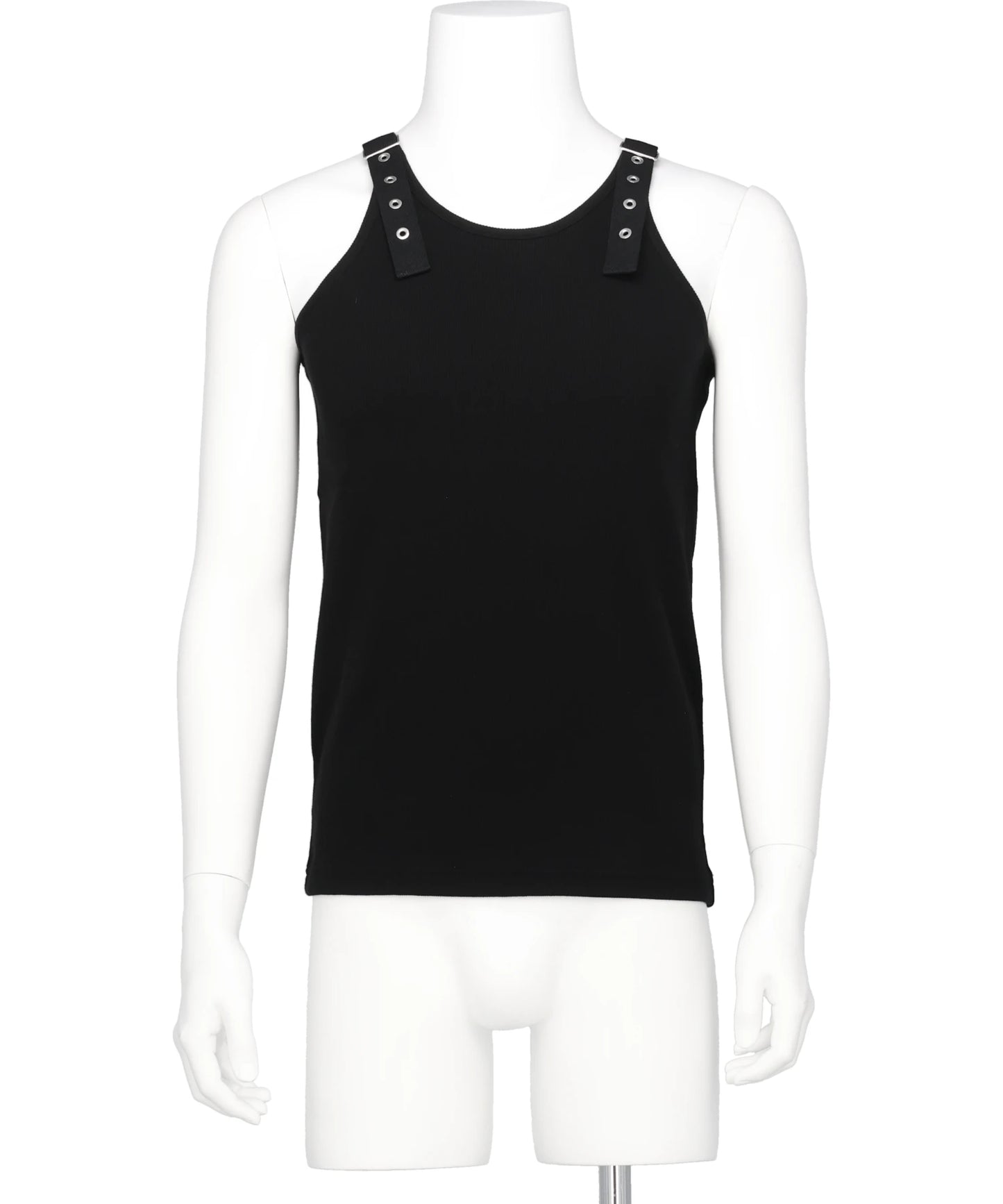 COTTON RIB STRAP TANK-TOP