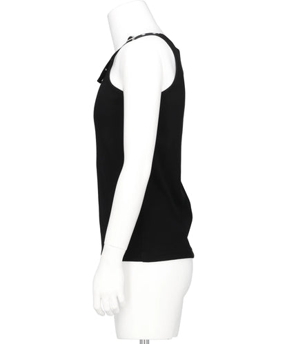 COTTON RIB STRAP TANK-TOP
