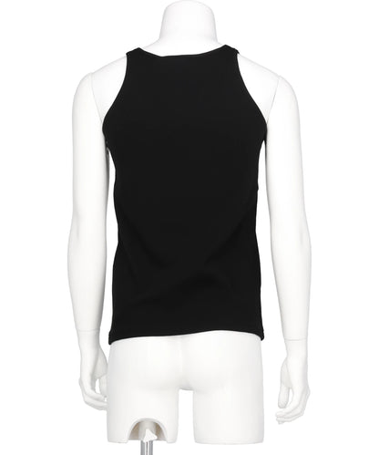COTTON RIB STRAP TANK-TOP