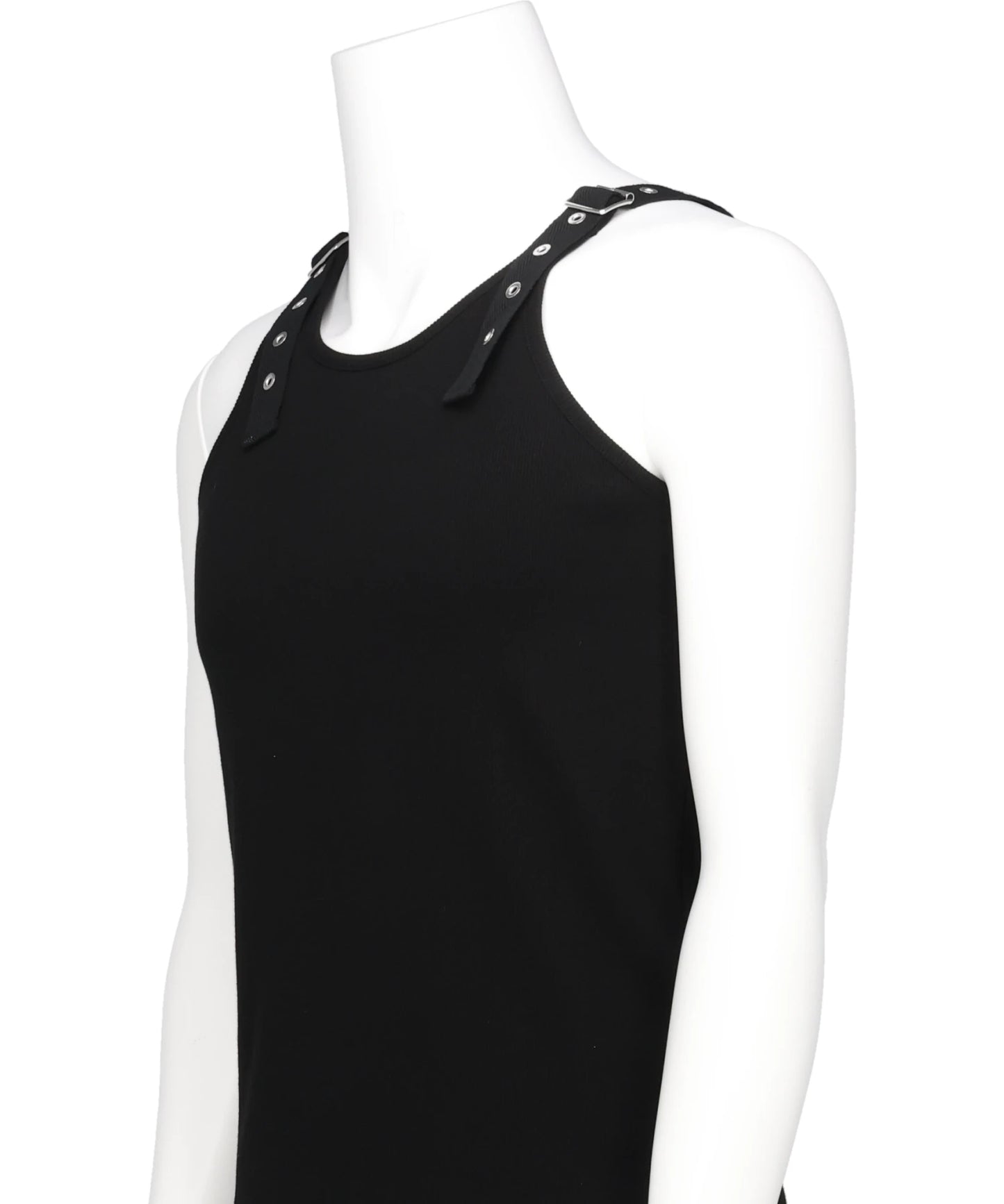 COTTON RIB STRAP TANK-TOP