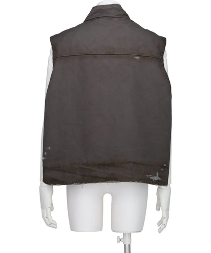 KAMIYA カミヤ BORO DUCK VEST 2 ブルー KAMIYA カミヤ BORO DUCK VEST 2 ブルー